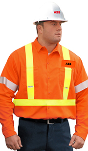 Hi-Viz UltraSoft Long Sleeve Work Shirt