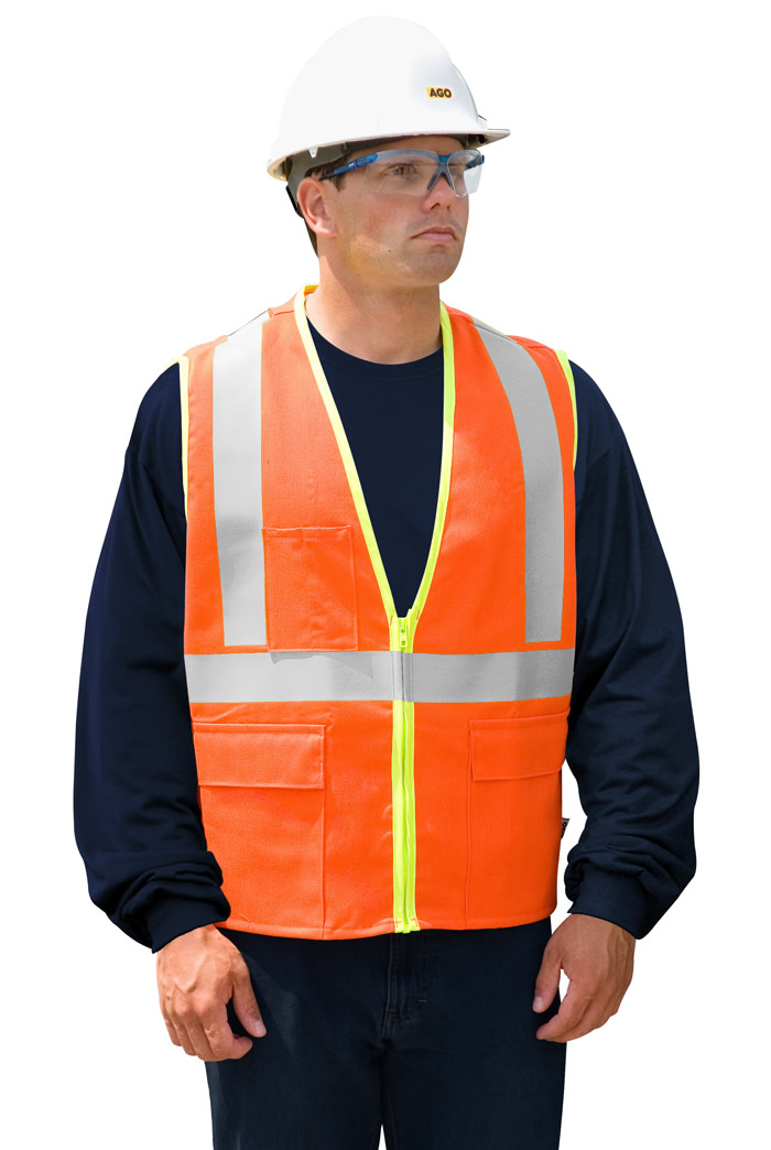 HV-046 | UltraSoft Arc/FR Hi-Viz Field Vest | AGO Industries Inc.