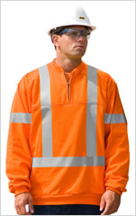 Traffic Safety 1/4 Zip Crewneck Sweatshirt