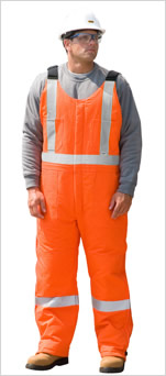 Traffic Safety Insulated Bib Overall