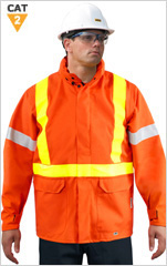 Hi-Viz ARC/FR Breathable Waterproof Jacket