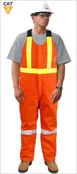 Hi-Viz ARC/FR Breathable Waterproof Bib Overall