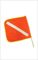 Traffic Flag with Reflective Tape