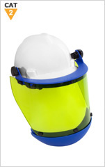 Arc Resistant 12cal Face Shield c/w Hard Hat