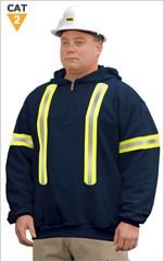 ARC/FR Oratex 1/4 Zip Hooded Sweatshirt / TT Tape