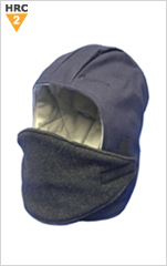 Winter Hard Hat Liner with Face Protector