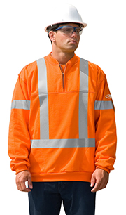 Traffic Safety 1/4 Zip Crewneck Sweatshirt